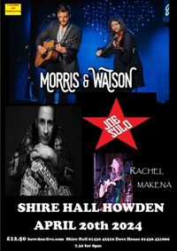 Howden Shire Hall with Joe Solo and Rachel Makena