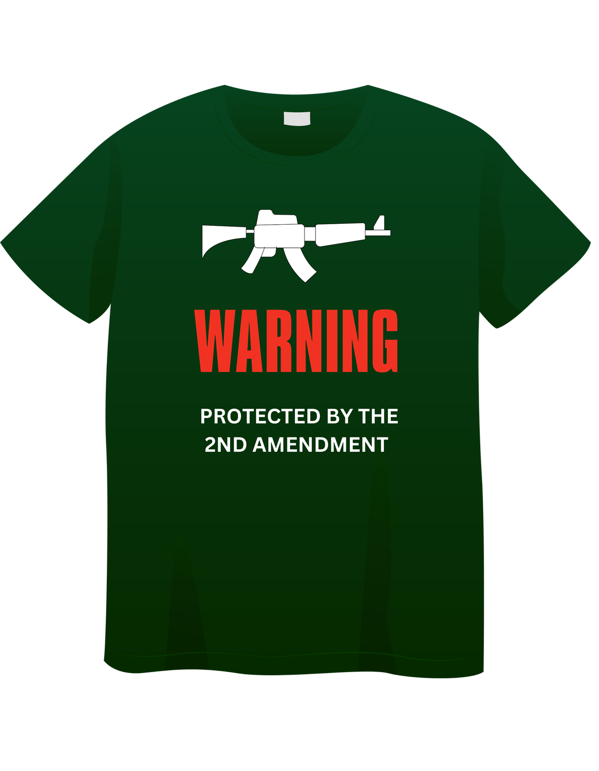 Warning Protected by the 2nd Amendment