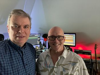 Rob Cosh and JM at River Sound Studio
