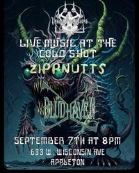 BLÜDHAVEN w/ Zippnutts live at cold shots 