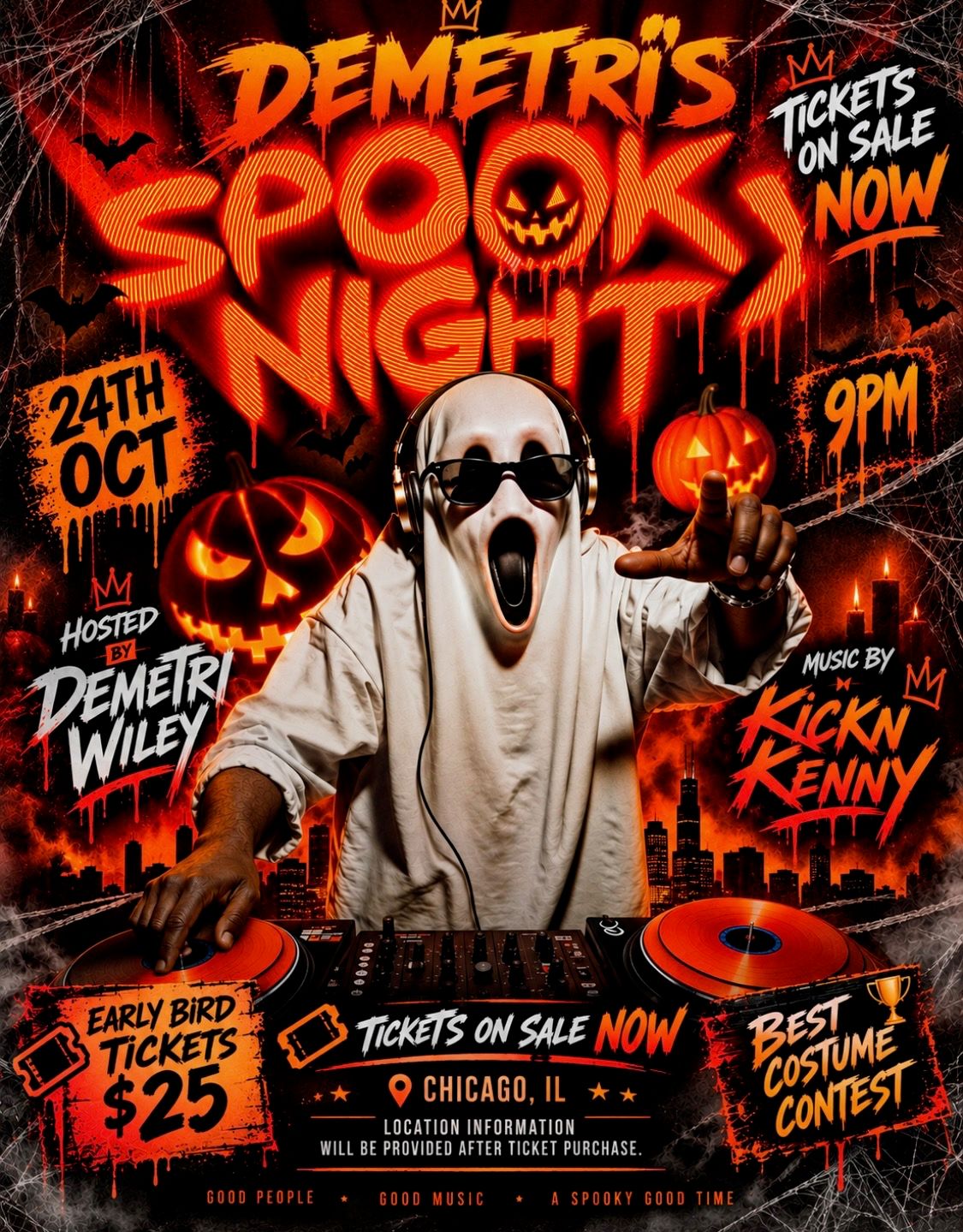 Demetri’s 2026 Halloween Party — Early Bird Tickets