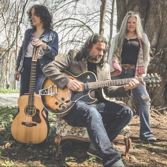 Shiretown band members Betsy MacDonald, Greg Favaro and Jess Favaro