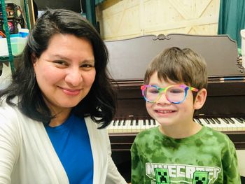 Teaching a first grader who takes to piano playing with so much gusto!  Through my studio’s community initiative, Marcheselli Music Tree, I provide piano lessons to Massachusetts public school students and their families. This program is made possible, in part, by a grant from the Otis Cultural Council, a local agency supported by the Mass Cultural Council.
