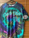  SALE! 2024 tie-dyed Charlie Vibes concert t-shirt