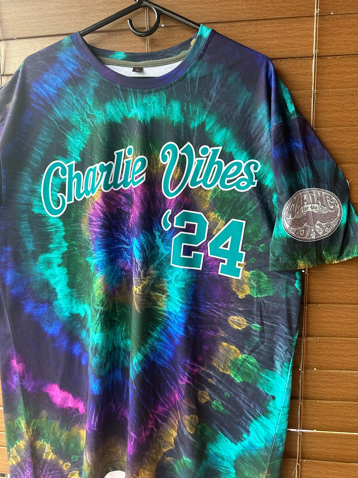  SALE! 2024 tie-dyed Charlie Vibes concert t-shirt
