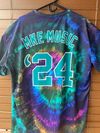  SALE! 2024 tie-dyed Charlie Vibes concert t-shirt