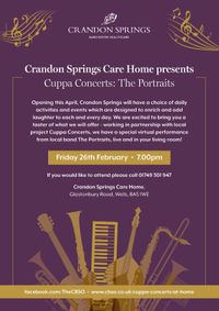 Apply to attend: THE PORTRAITS live online private concert for Crandon Springs