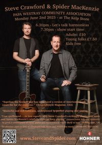 Steve & Spider MacKenzie, Orkney Tour 2025, Live @ at The Kelp Store, Papa Westray