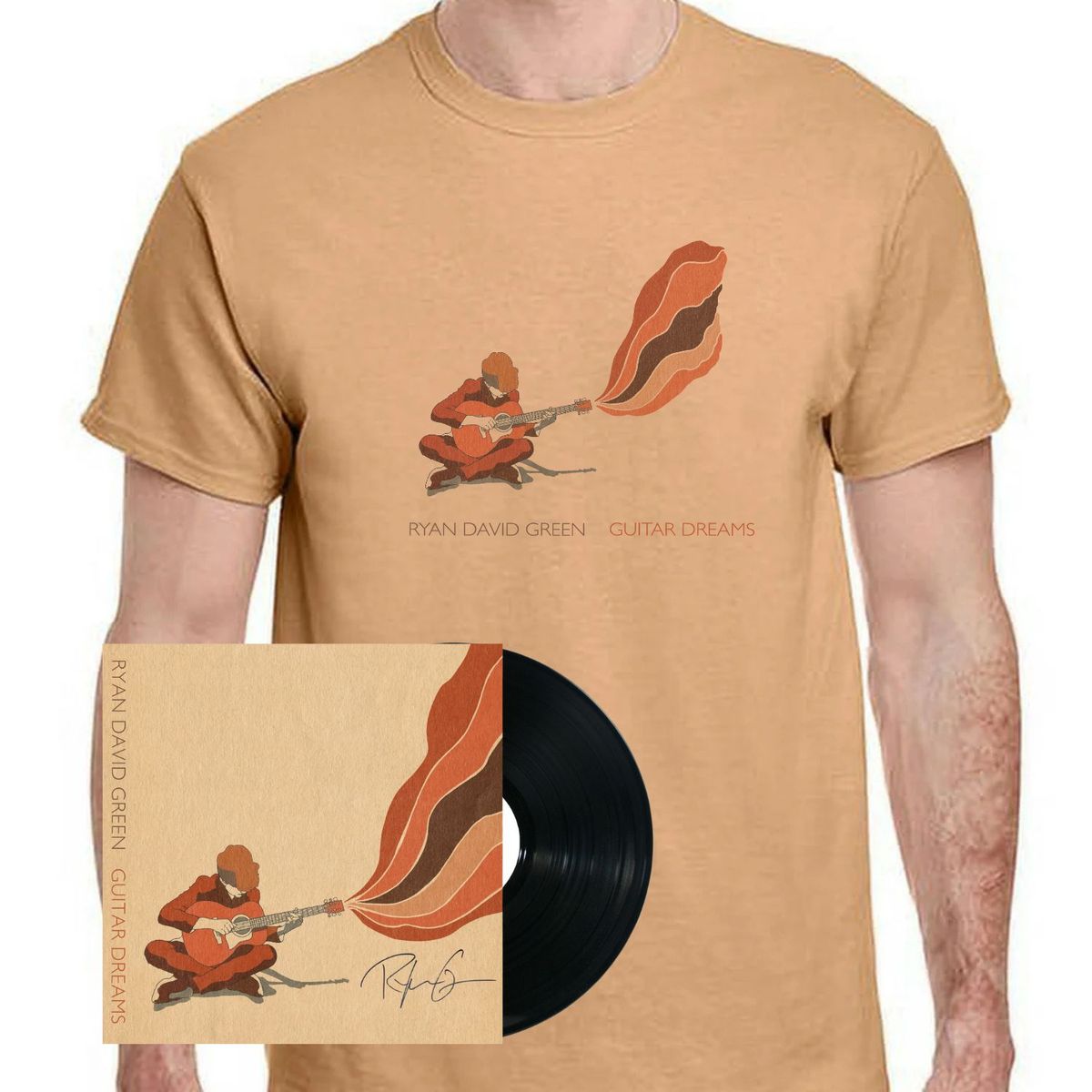 T-Shirt + Signed Vinyl LP