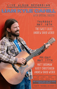 Liam Kyle Cahill Live Album Recording 