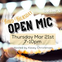 Singer-Songwriter Open Mic: Hosted by Kasey Christensen 