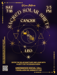 Sacred Solar Shifts: Cancer to Leo