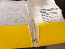 22 Lyric Writing's-On NoteBook Paper