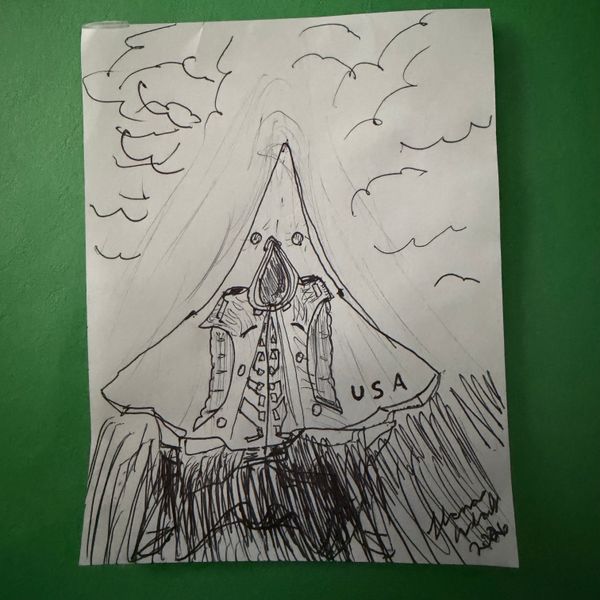 Mini Art Hand Drawn -Air Craft 