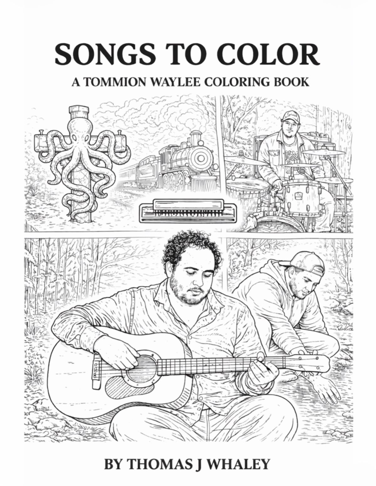 Songs To Color-Coloring Book-PDF 