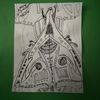 Mini Hand Drawn - Butterfly Plane