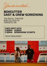 BOXCUTTER: Cast & Crew Screening