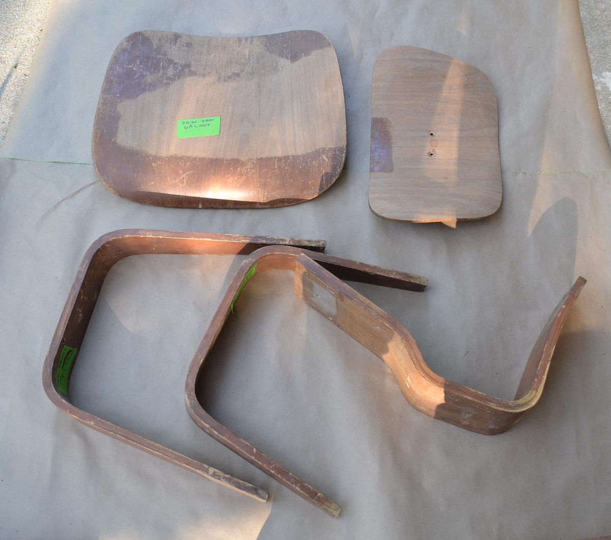 Eames Walnut "DCW"    Restoration  Kit