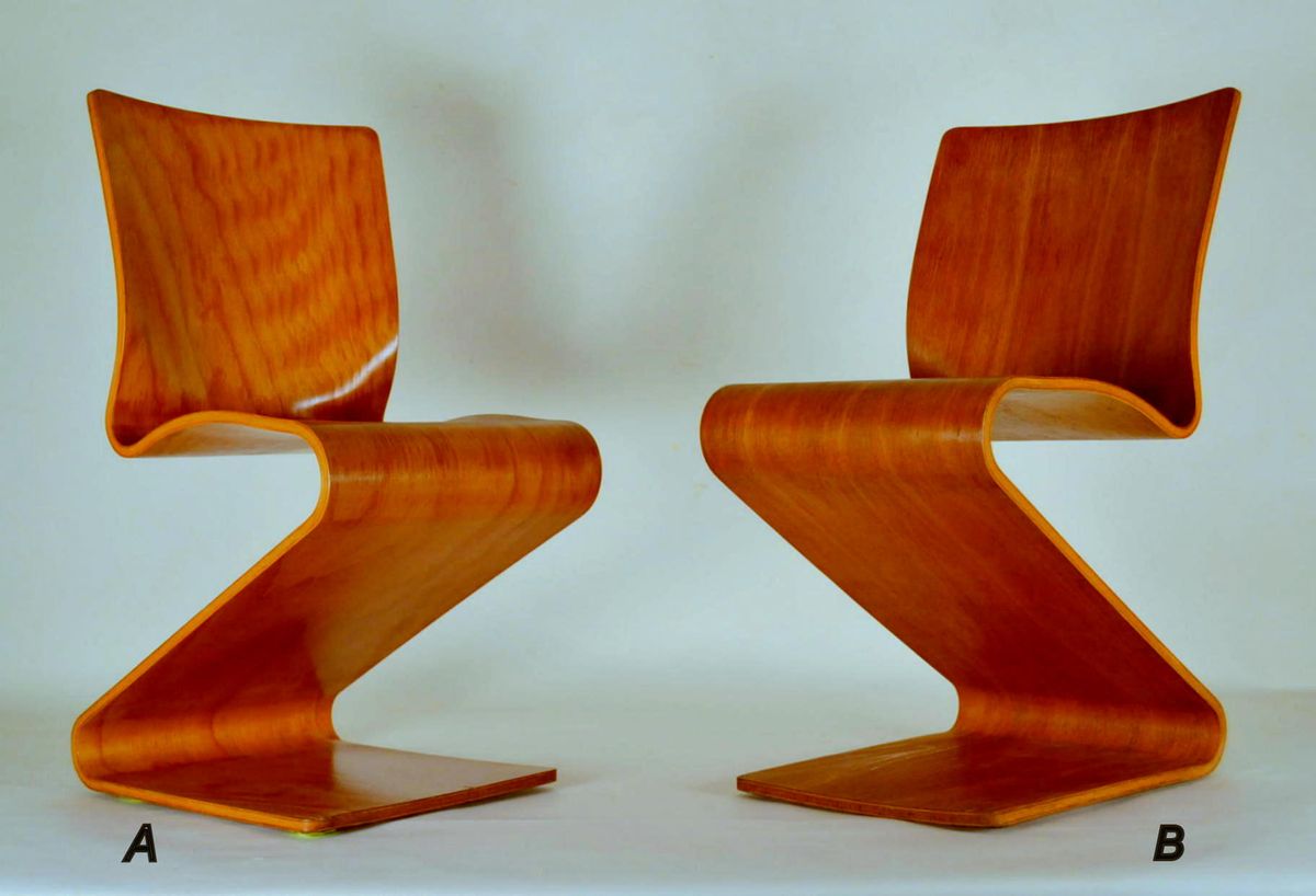 A & B Panton "S" Chairs Pair