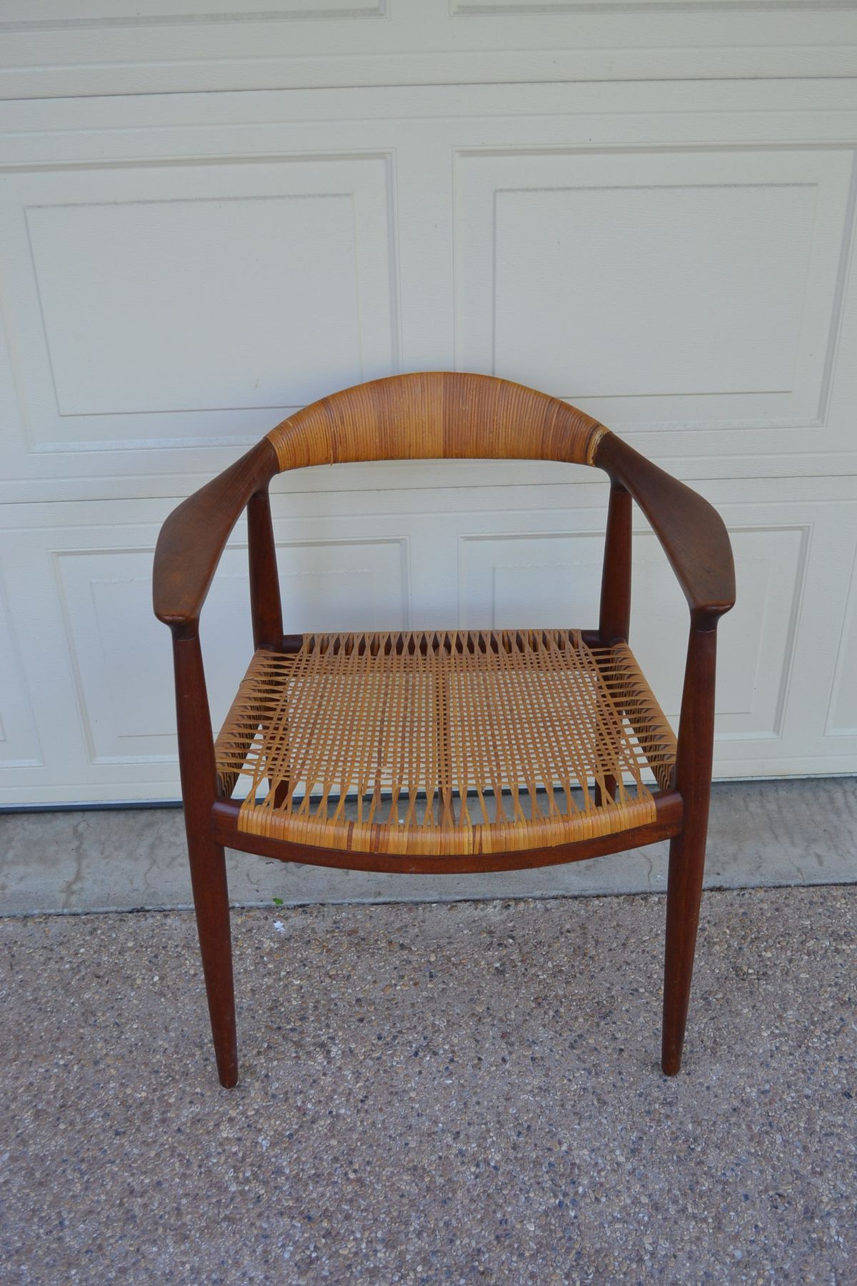 Caned Hans Wegner Round Chair