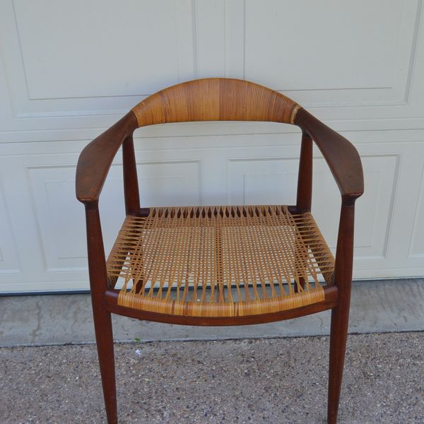 Caned Hans Wegner Round Chair