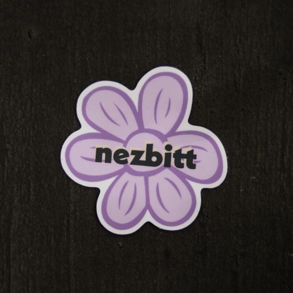 Flower Nezbitt Sticker (3pk)