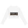 All-Over Print Recycled Long Sleeve Crop Top