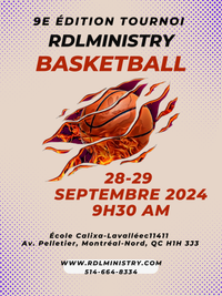 9e édition tournoi basketball interéglise Rdlministry