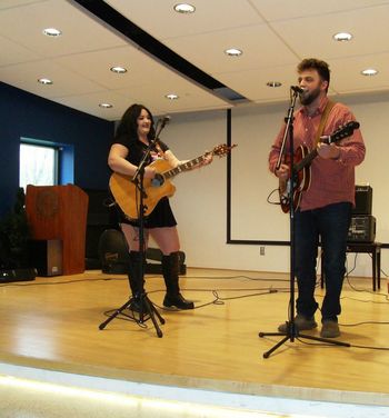 Tina Williams and Ed Croft Duo perform at HAIL! Fredonia Records' Fur Fest
