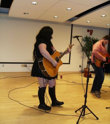 Tina Williams and Ed Croft Duo perform at HAIL! Fredonia Records' Fur Fest
