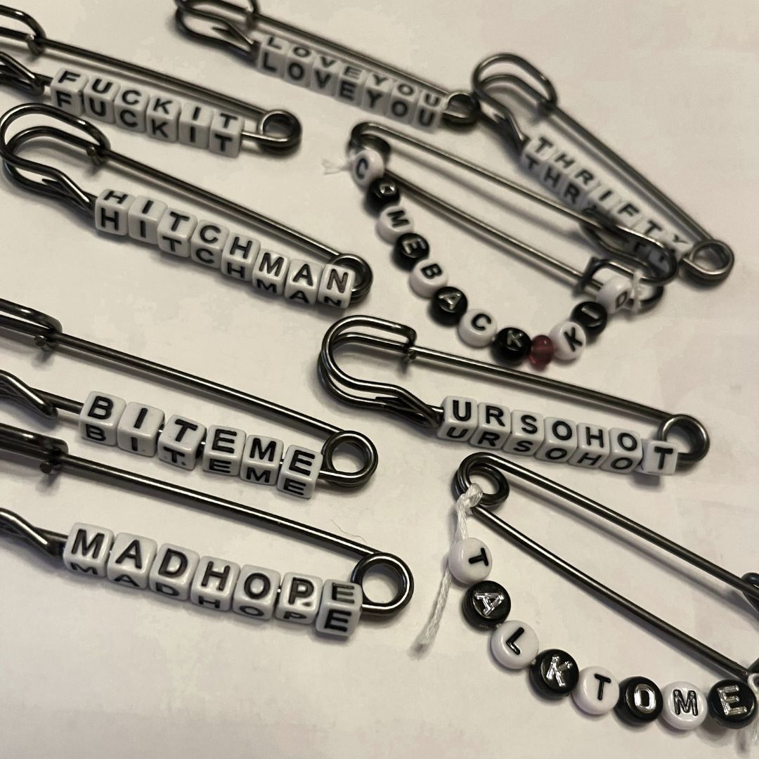 Letter Pin Fashion Decoration
