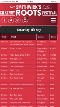 Kilkenny Roots Festival 2024