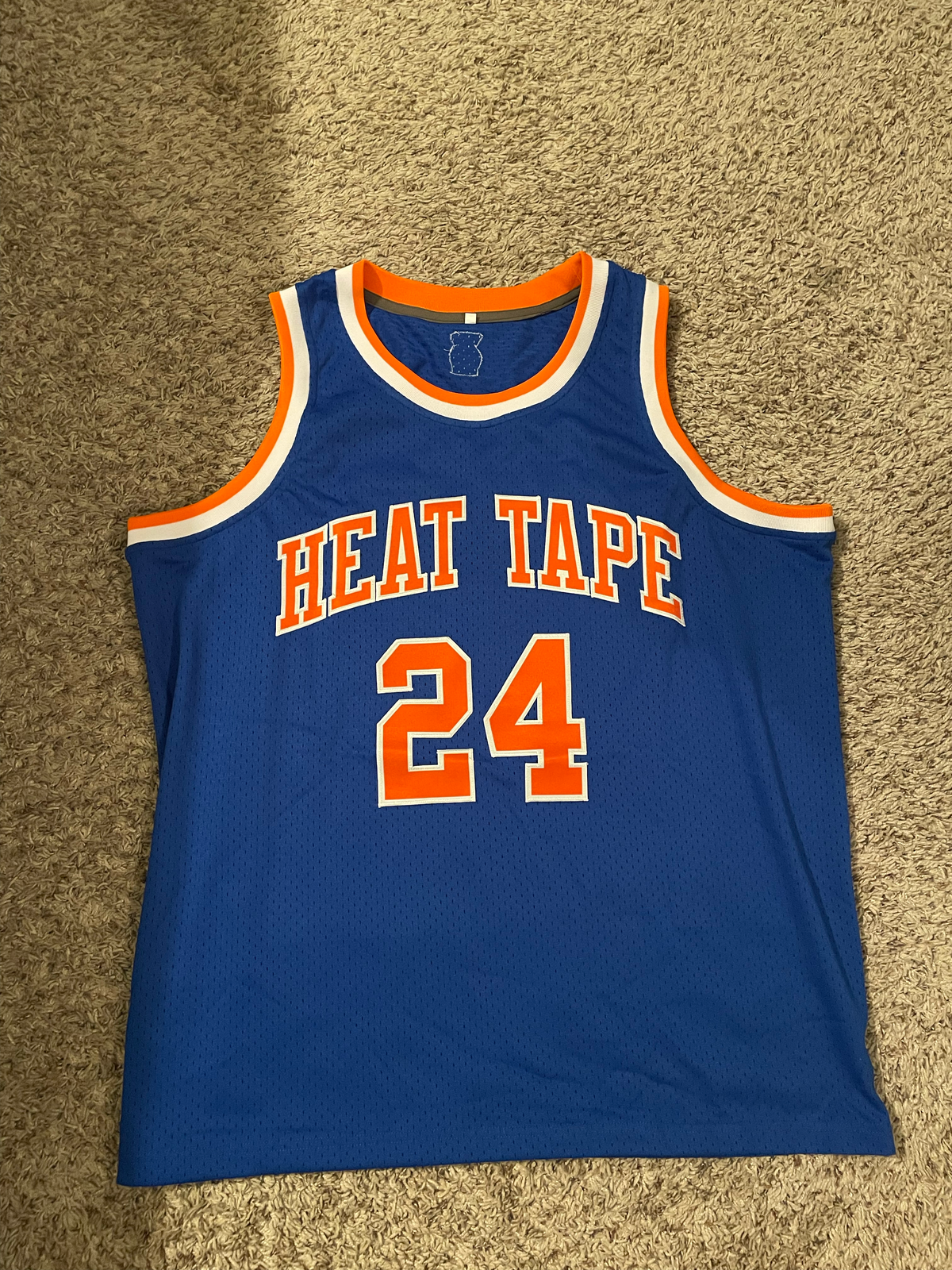 The Heat Tape Basketball Jersey