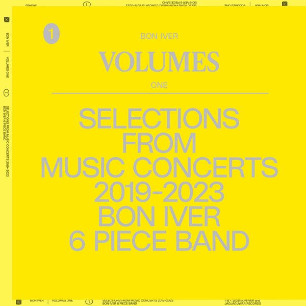 Bon Iver – Volumes: One - Selections From Music Concerts 2019-2023 Bon Iver 6 Piece Band - Vinyl