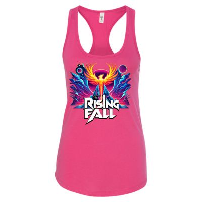 The Rising Fall Pink Racerback Tank-LIMITED SUPPLY