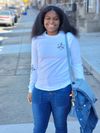 Pure Evolution Long Sleeve White T-Shirt
