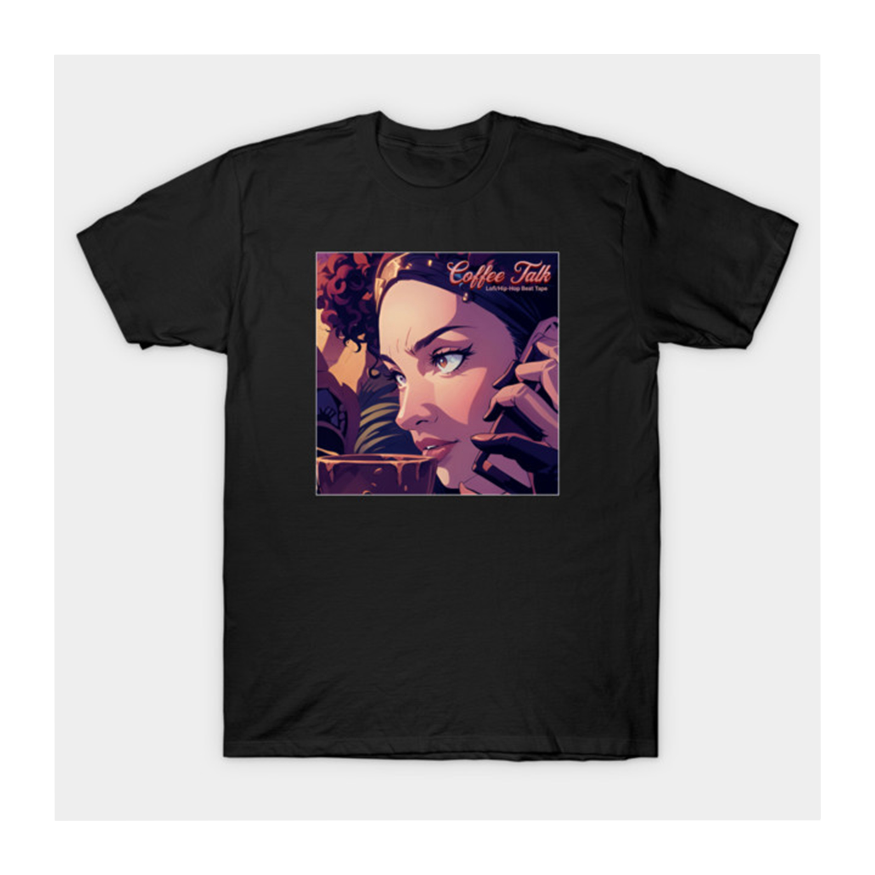 Coffee Talk Lo-Fi Hip-Hop Beat Tape T-Shirt