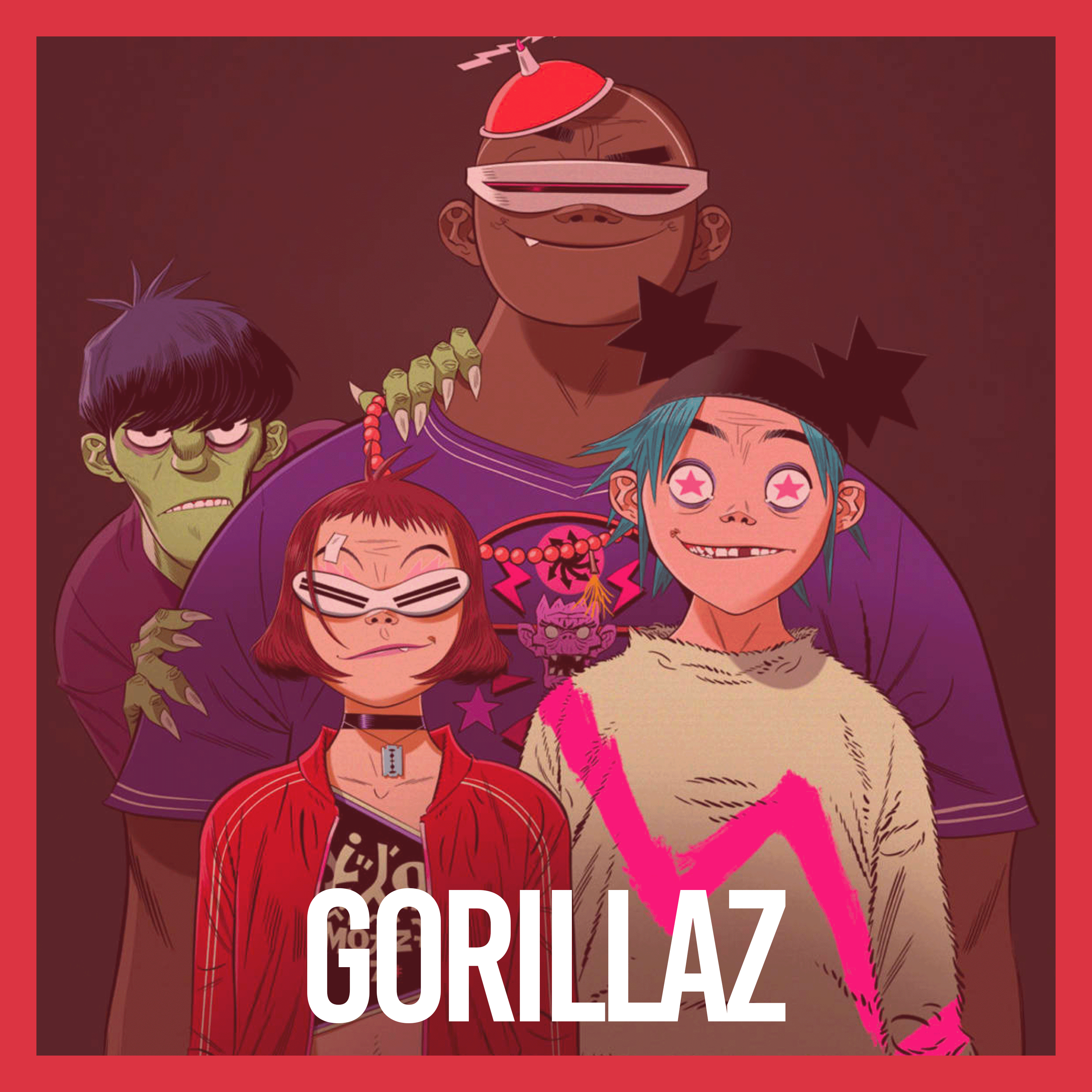 Gorillaz episode artwork