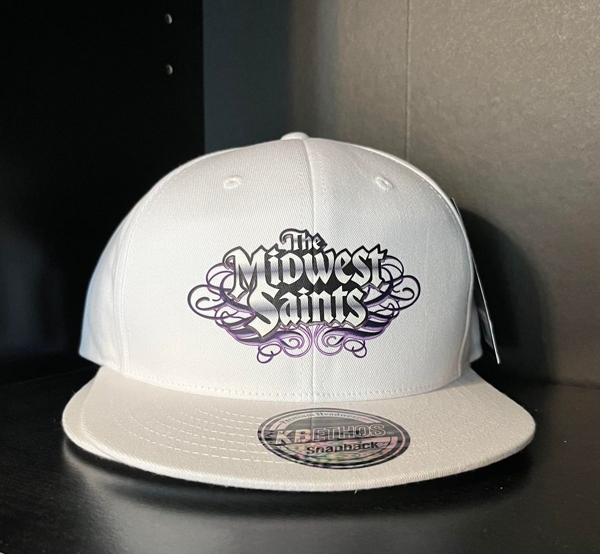 Saints Snapback (White)