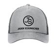 Embroidered Trucker Cap | Gray