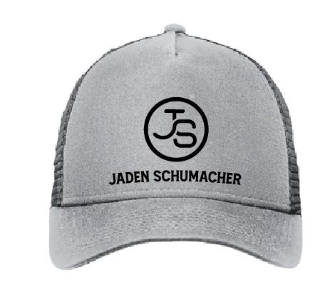 Embroidered Trucker Cap | Gray