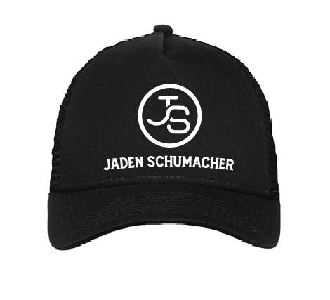 Embroidered Trucker Cap | Black