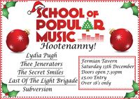 Lydia Jane Pugh @ SOPM Christmas Hootenanny!
