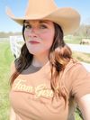 NEW FARM GIRL T-Shirts (Tan) 