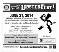 Jam Chowder headlines Guilford Lobster Fest!
