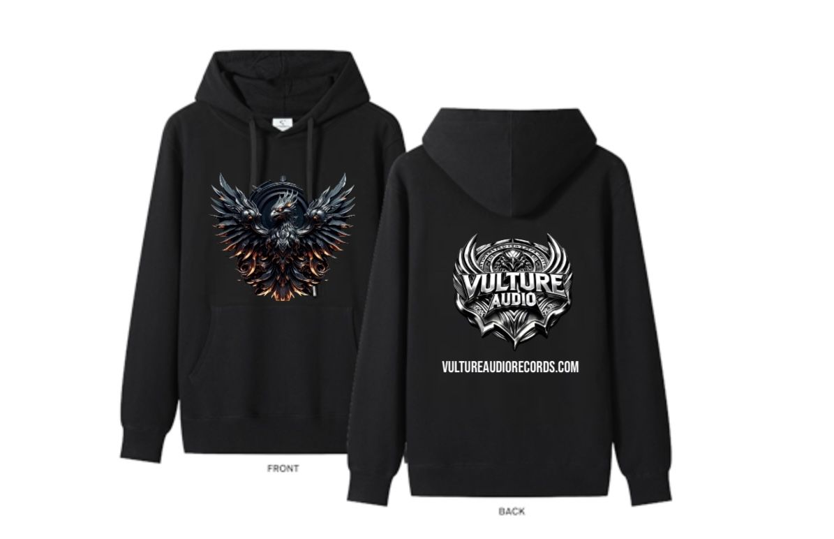 Vulture Emblem Pullover Hoodie 