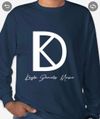 Navy Logo Long Sleeve T-shirt