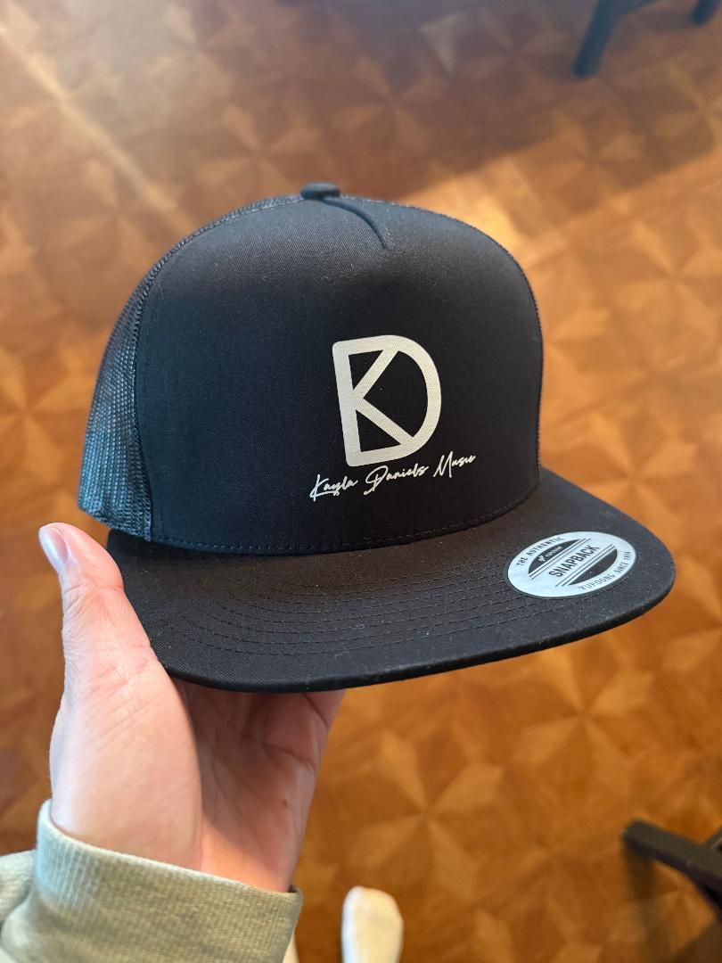 Black Logo Trucker Hat