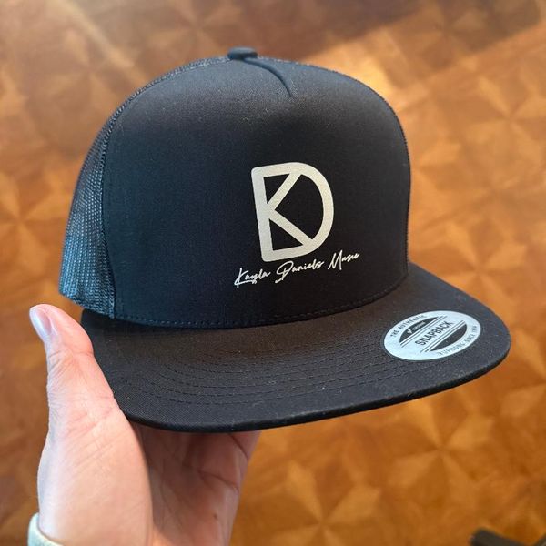 Black Logo Trucker Hat