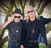 Jimmie Dale Gilmore and Butch Hancock at The Harbor Tent